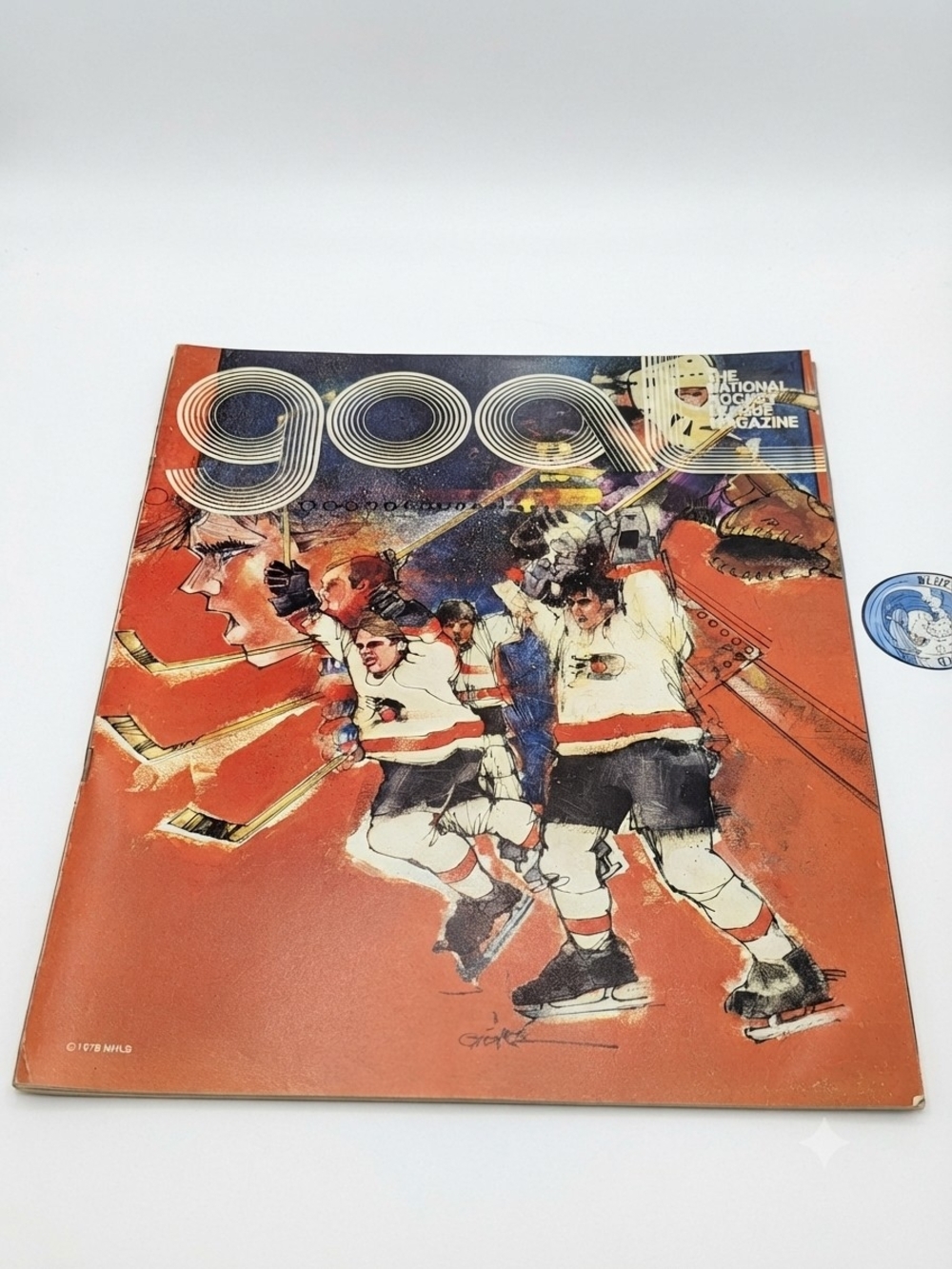 1978 Goal NHL Magazine – Detroit Red Wings vs Vancouver Canucks March 12th 1978